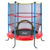 Ultrasport Kinder Indoortramplin Jumper 140 Inklusiv Sicherheitsnetz, Rot/Blau, 33070000065P - 1
