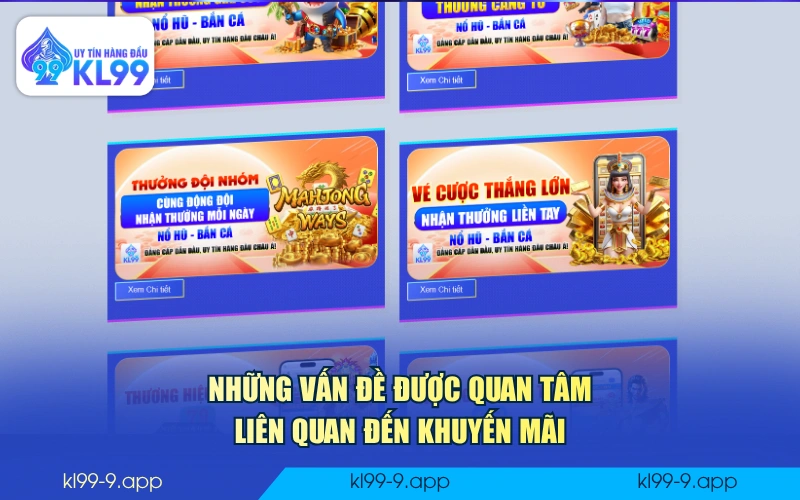 Những vấn đề được quan tâm liên quan đến khuyến mãi