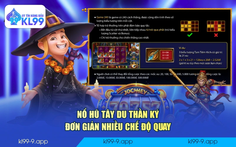 Nổ hũ Tây Du Thần Ký đơn giản nhiều chế độ quay