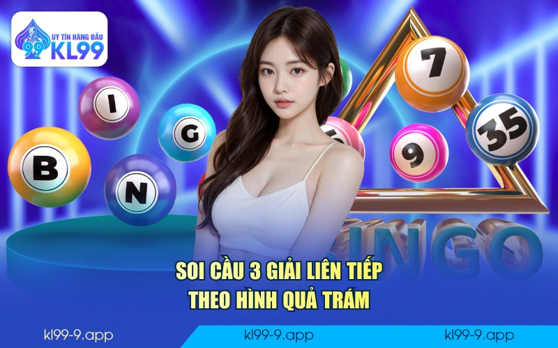 Soi cầu 3 giải liên tiếp theo hình quả trám